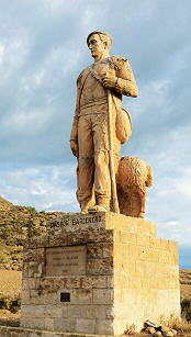 In Navarra wurde dem Schfer ein Denkmal errichtet