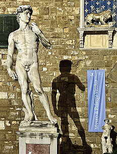 David-Statue vor dem Palazzo Vecchio