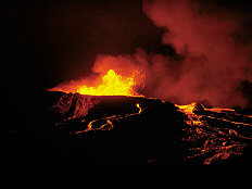 Der Vulkan mit dem Spitznamen Nar brach im Mrz 2021 erstmals aus