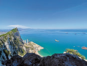 Felsen und Affen in Gibraltar